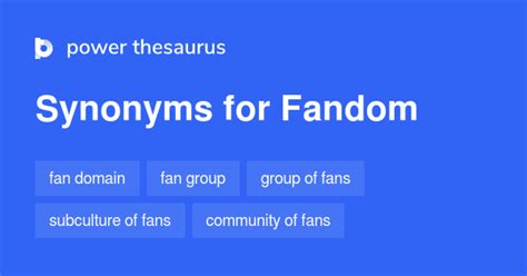 Furries are focused on creativity, culture, and a collective community centered around their love for anthro characters. . Fandom synonym